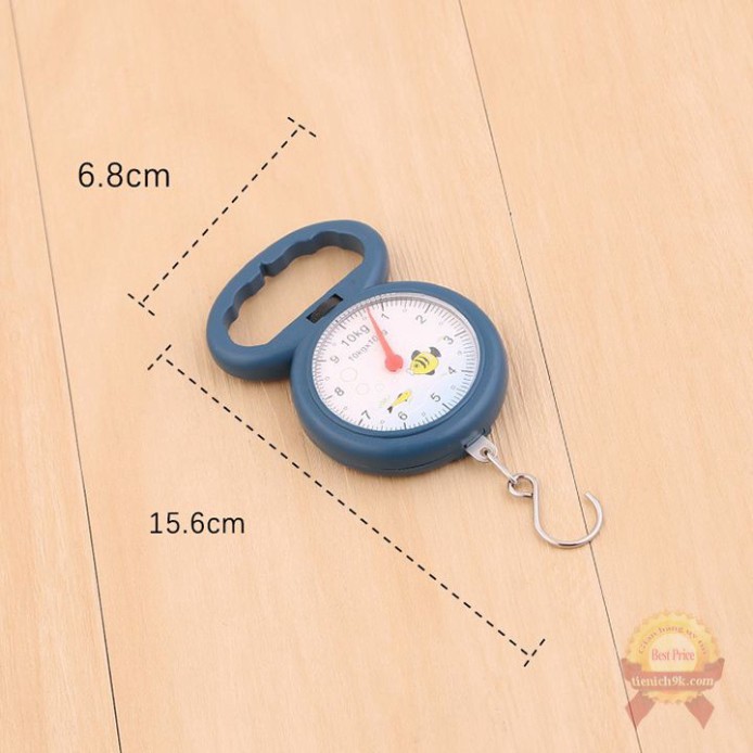 Cân tay điện tử mini có móc treo bỏ túi nhỏ gọn 5kg 10kg tiện dụng hàng ngày