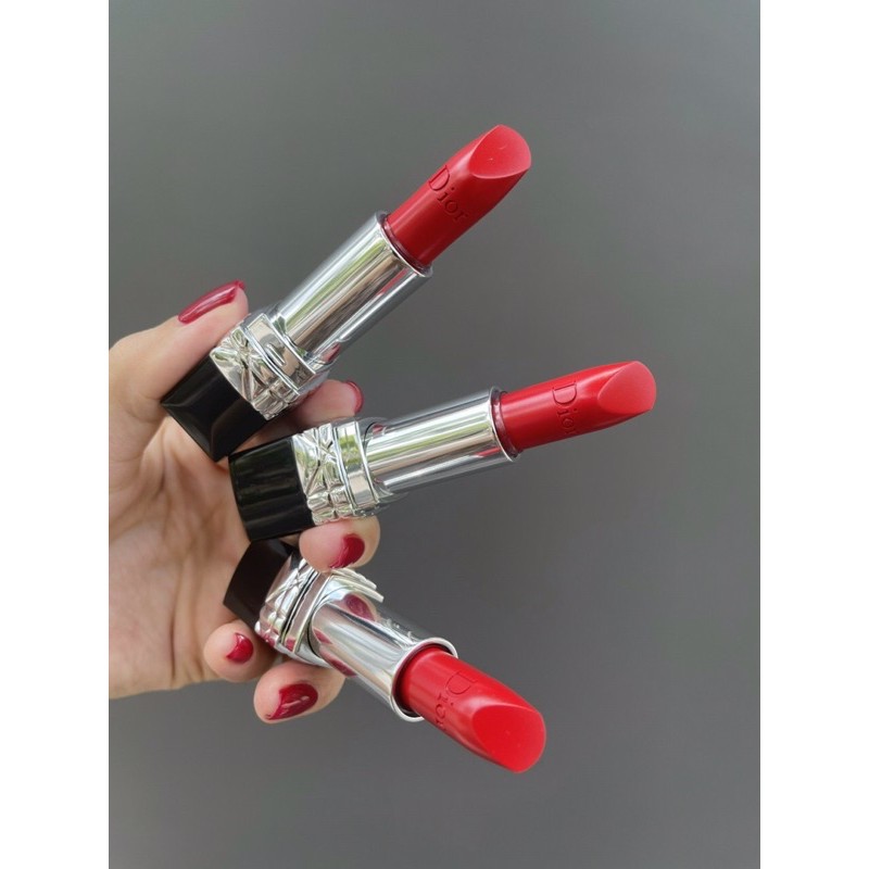Son Dior MINI 999 Rouge Màu Đỏ matte mini 1.5g