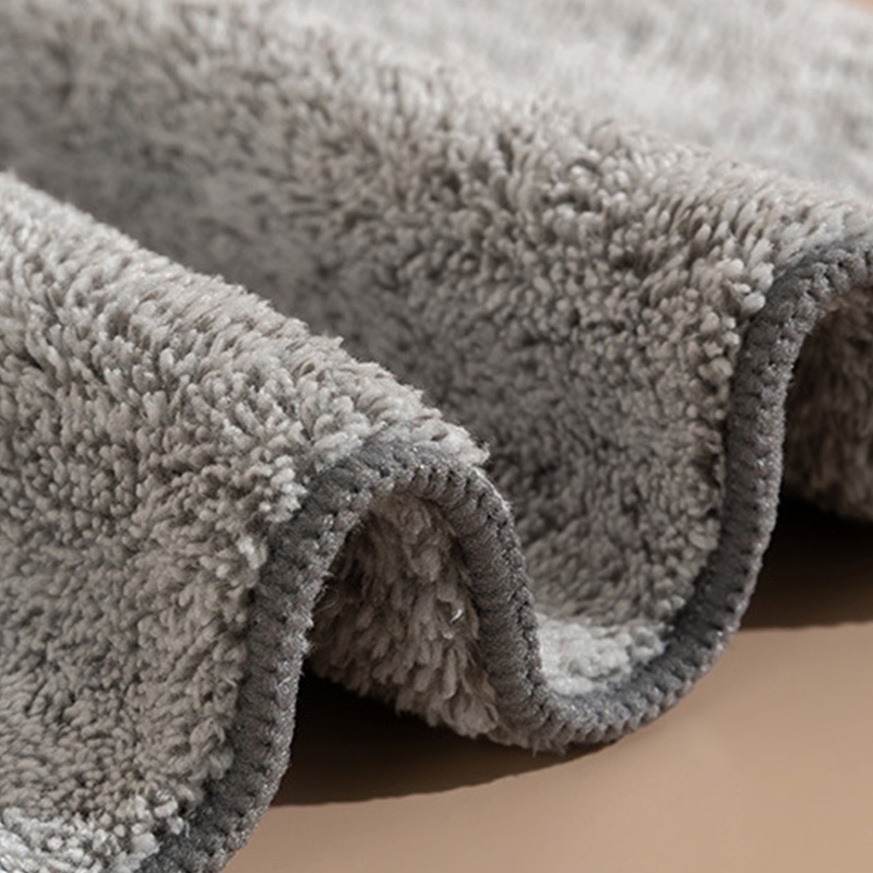 1 Khăn Lau Chén Dĩa Bằng Sợi Than Tre Dày Siêu Thấm Hút Chống Dầu Mỡ