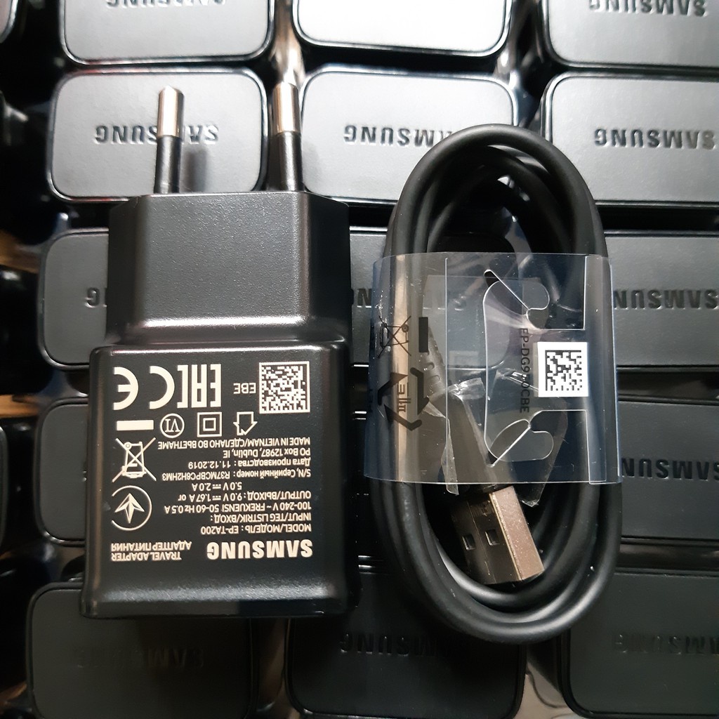 Bộ Sạc điện thoại, Bộ Sạc Samsung Galaxy s10, Chân USB-TYPE-C Full Hộp đầy Đủ Hàng Zin Sạc ổn định, độ bền cao