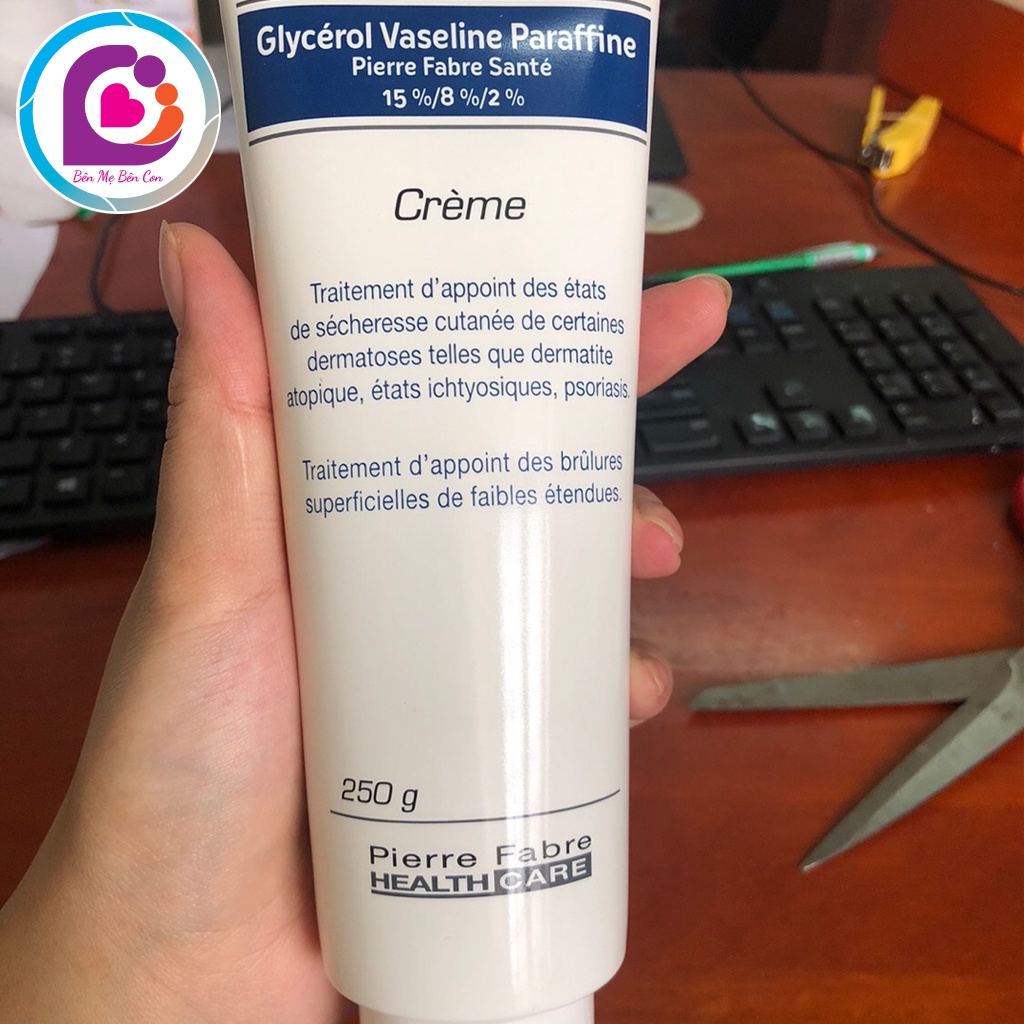 Kem nẻ cho bé, kem dưỡng da Glycerol Vaseline Paraffine của Pháp