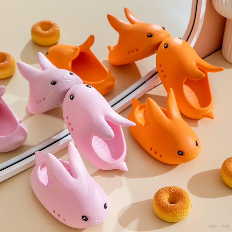 Dép Crocs Đế Mềm Chống Trượt Hình Thỏ Dễ Thương Cho Bé
