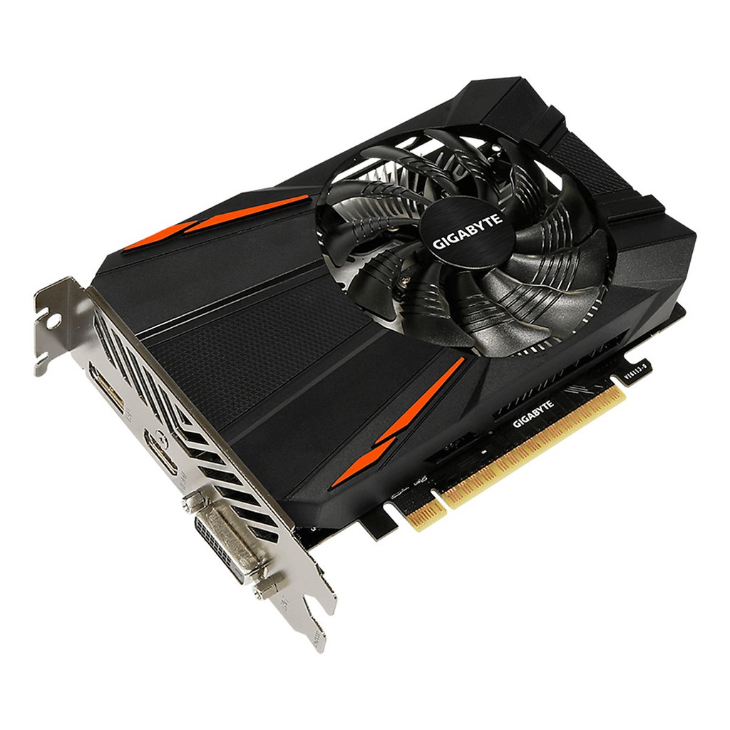 Card đồ họa Gigabyte GTX 1050Ti 4gb 1fan bh 6T - Giga GTX 1050Ti 4gb
