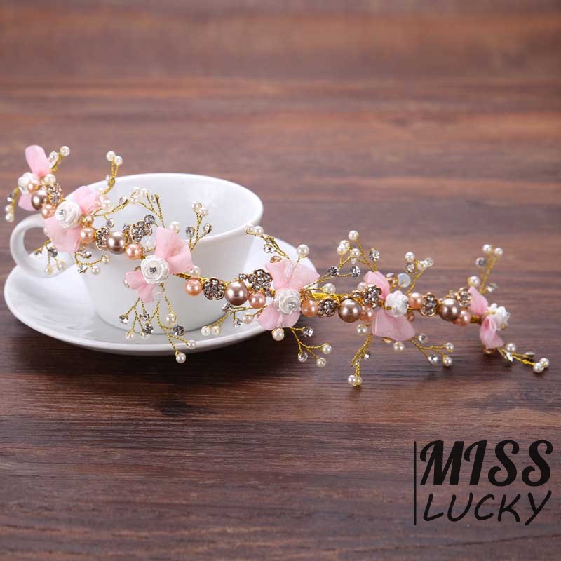 Cài Tóc Cô Dâu Dây Tua Rua Thời Trang Thanh Tú