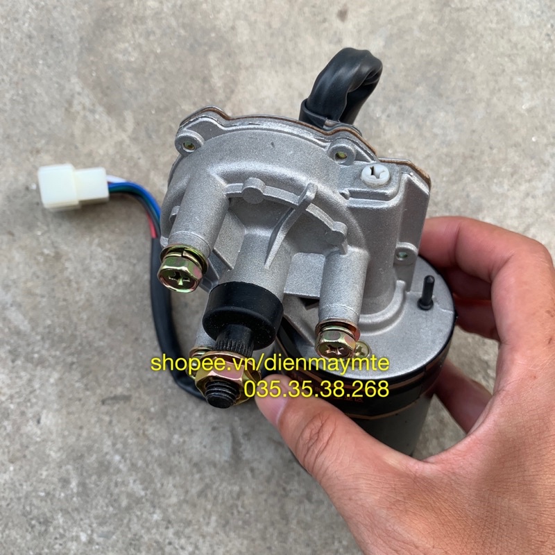 MTE - Động cơ giảm tốc 12V 50W 24V 50W - giảm tốc - gạt mưa - quay vịt - dùng làm đồ chế