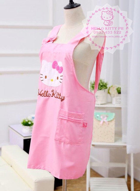 Tạp dề vải Hello Kitty