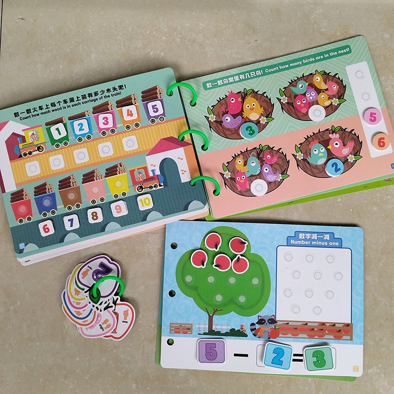 Bộ bóc dán 17 chủ đề, học liệu busy book bóc dán thông minh ❣️Freeship❣️cho bé tập làm quen với thế giới xung quanh