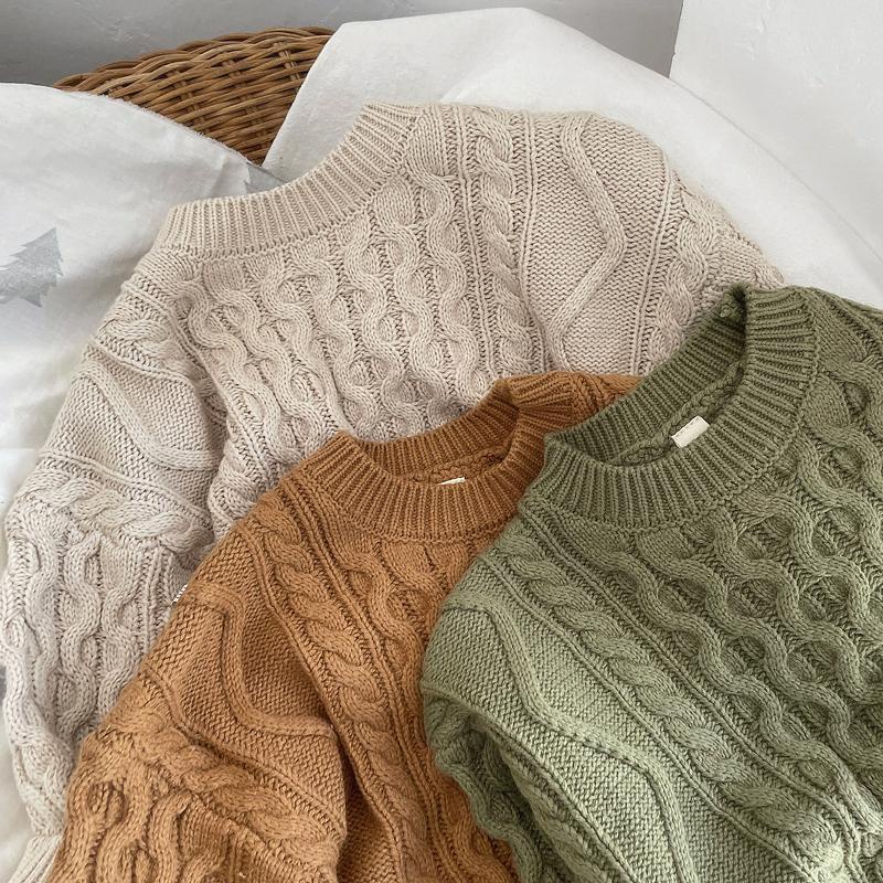 Áo Sweater Phong Cách Hàn Quốc Thời Trang Thu Đông Dành Cho Trẻ