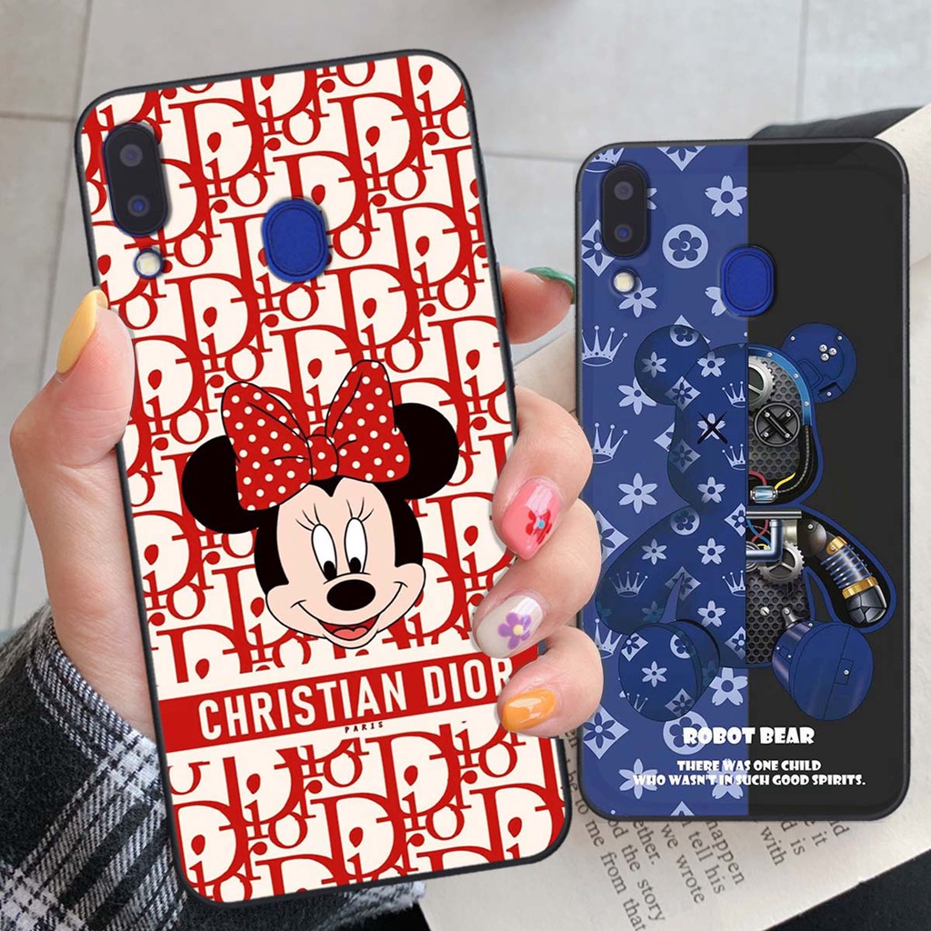 Ốp lưng Samsung M20 hình thương hiệu, thời trang, cute, đáng yêu