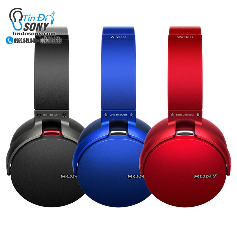 Tai nghe không dây, Bluetooth Extra Bass Sony MDR-XB950B1 (New 100%)