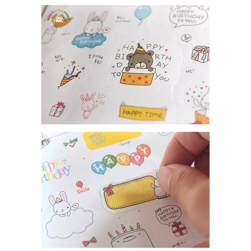 STICKER 2 TẤM HAPPY DAY | MST230