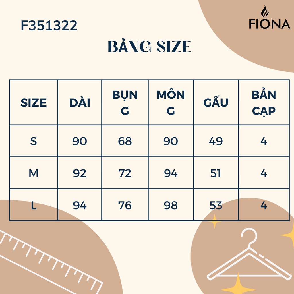 Quần Ống Loe Nữ FIONA, Quần Nữ Cạp Cao công sở ống vẩy Chất Tuytsi Mềm Mịn, quần ống vẩy đai trang trí hình nơ F351322
