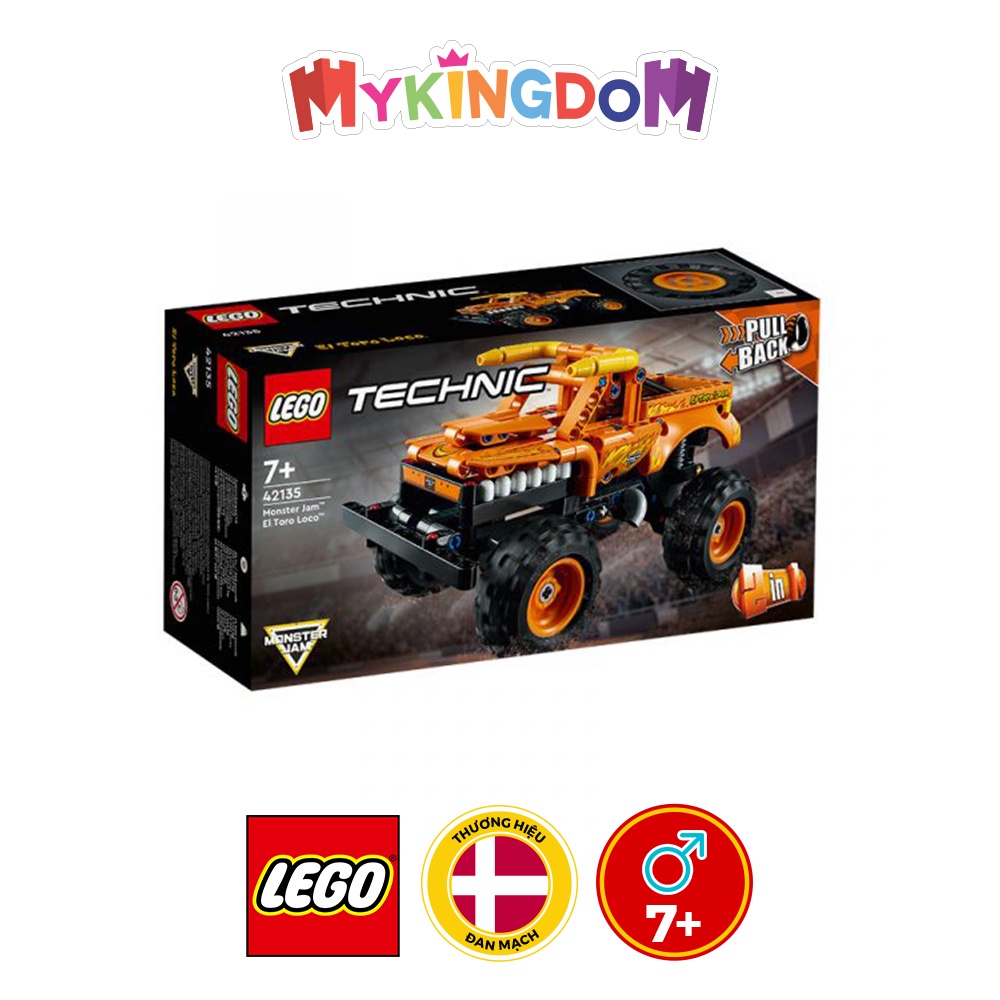 Đồ Chơi LEGO TECHNIC Chiến Xe Monster Jam™ El Toro Loco™ 42135
