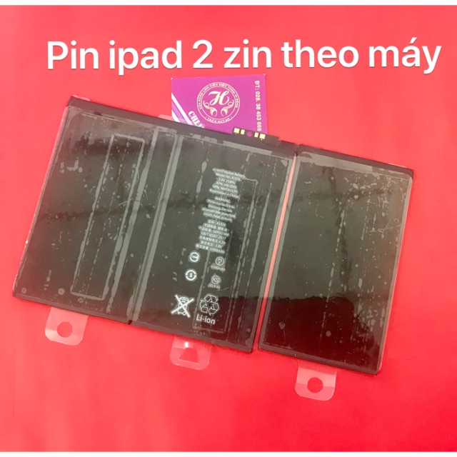 Pin ipad 2 zin theo máy-mới 100%