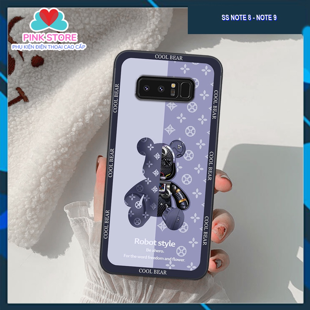 Ốp lưng Samsung Note 8 - Note 9 in hình gấu cực đẹp
