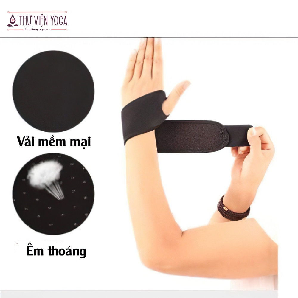 [Mã BMBAU50 giảm 7% đơn 99K] Bảo vệ cổ tay Ping sport tập Gym, yoga [1 Đôi] - Thư viện Yoga - Kích thước 33cm x 6cm