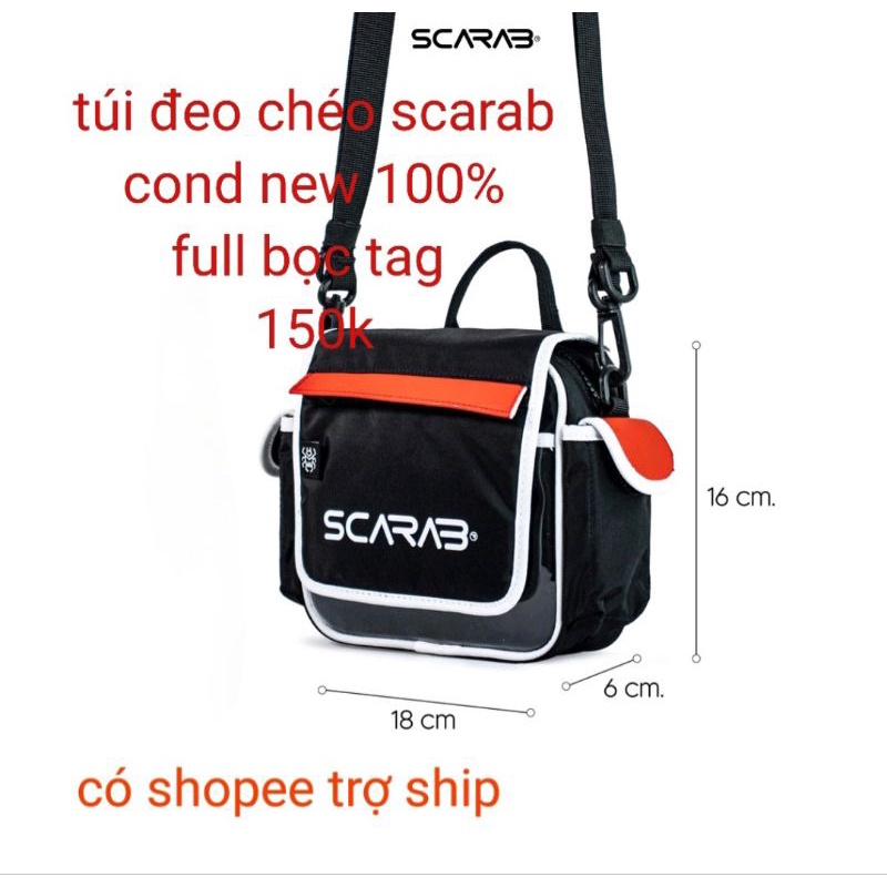 túi đeo chéo Scarab chính hãng