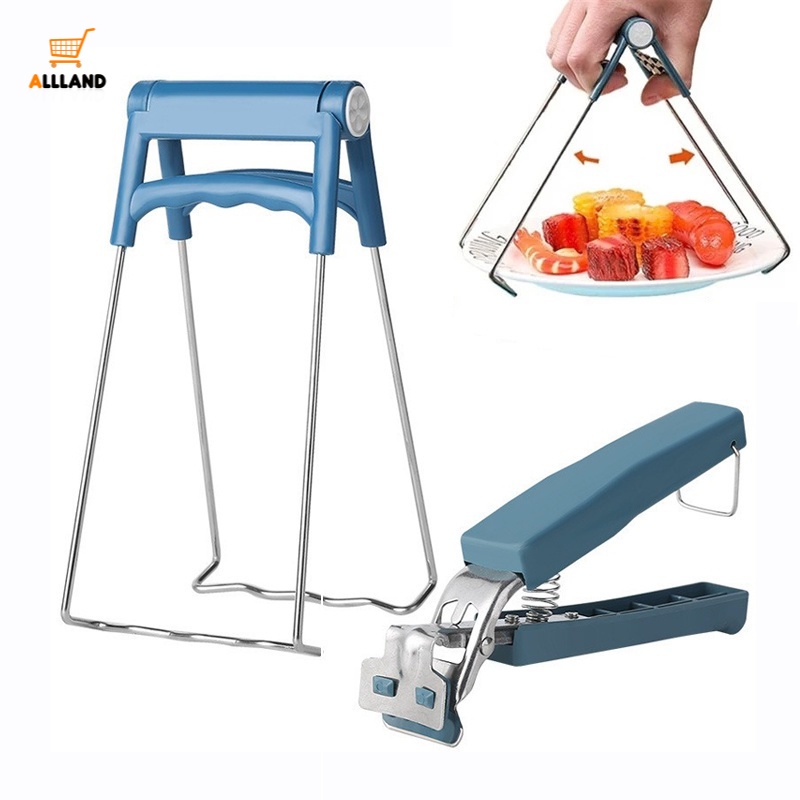 Dụng Cụ Kẹp Tô/Nồi Bằng Thép Không Gỉ Chịu Nhiệt Độ Cao Cho Lò Vi Sóng