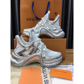 Giầy lv bạc hàng cao cấp (full box + freeship)
