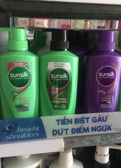 Dầu gội , dầu xả Sunsilk 450ml (thái lan )