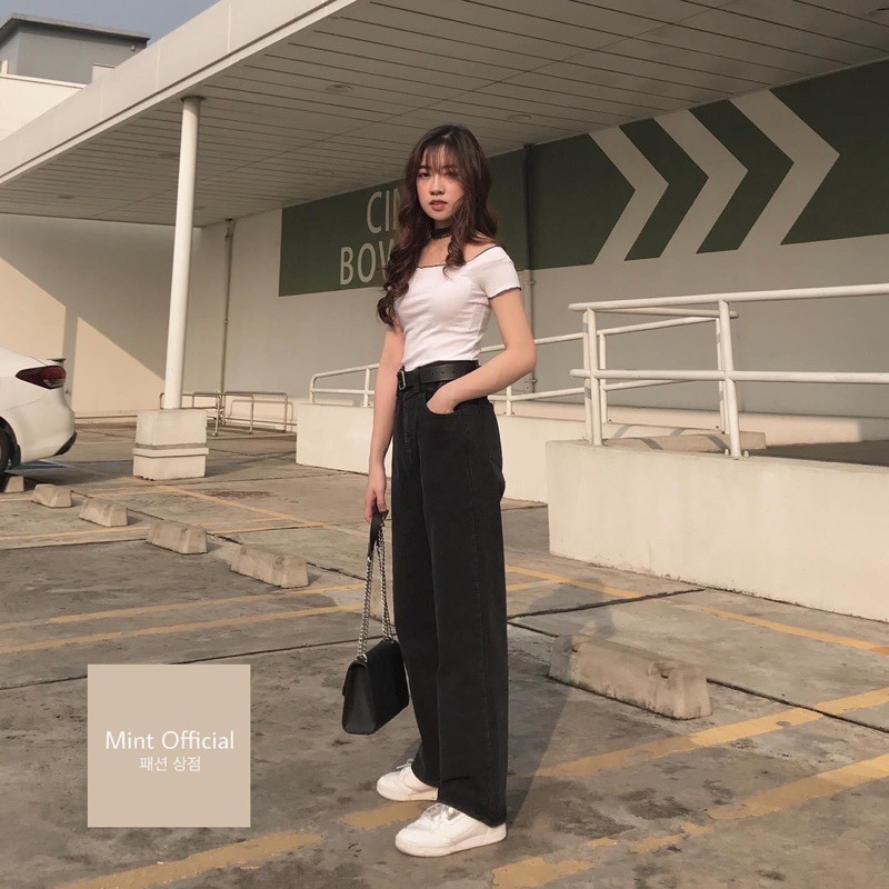 QUẦN JEANS SUÔNG TRƠN BASIC (3 màu) [fs50k] | BigBuy360 - bigbuy360.vn