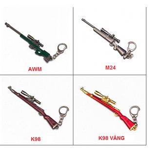 Móc khóa mô hình PUBG [Mua 6sp tặng hộp thính]