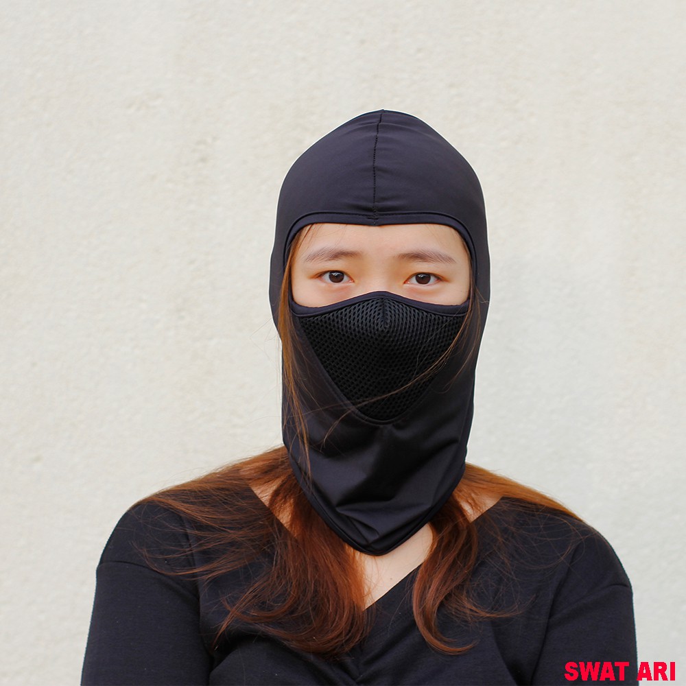 Khăn Phượt Trùm Đầu Ninja Điều Hòa Ari Cao Cấp - Mặt Nạ Chống Nắng, Chống Tia Uv Đa Năng Đi Xe Máy (3 Màu)