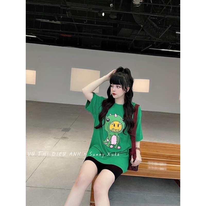 (Tặng)Áo Thun Nữ ❤️FREESHIP❤️ Fom Rộng Dấu Quần Qc  Unisex - Áo Phông Nữ  Mới Về Siêu Đẹp Siêu Hot | BigBuy360 - bigbuy360.vn