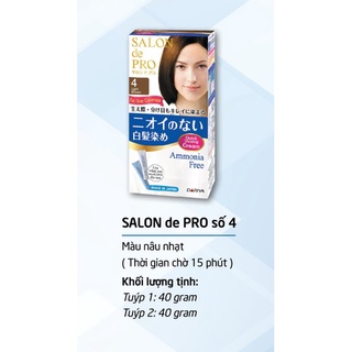 Thuốc nhuộm tóc phủ bạc Nhật Bản Salon de Pro