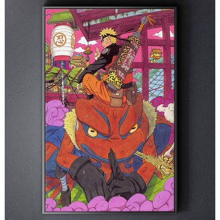 TRANH CANVAS ANIME NARUTO treo tường in theo yêu cầu - Uzumaki Naruto 5