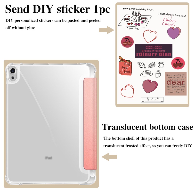 Bao da máy tính bảng có giá đỡ cho Ipad Pro/Air3 10.5 6/5/Air 1/Air2/9.7 Air 10.9 Pro11 8/7 10.2 Mini 4/5 2020