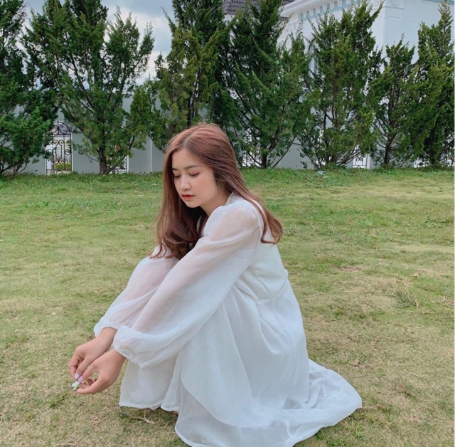 Váy Mei chất voan tơ