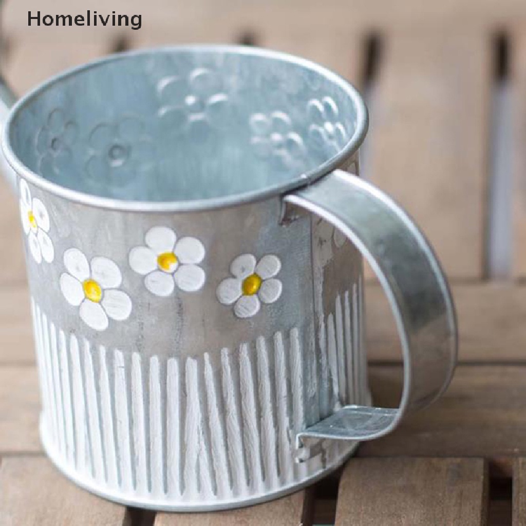 Chậu Hoa Bằng Sắt Để Bàn Phong Cách Vintage