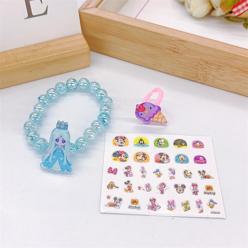 Set Vòng Tay ,Nhẫn,sticker  dán móng nhiều mẫu mới về Cho Bé Gái