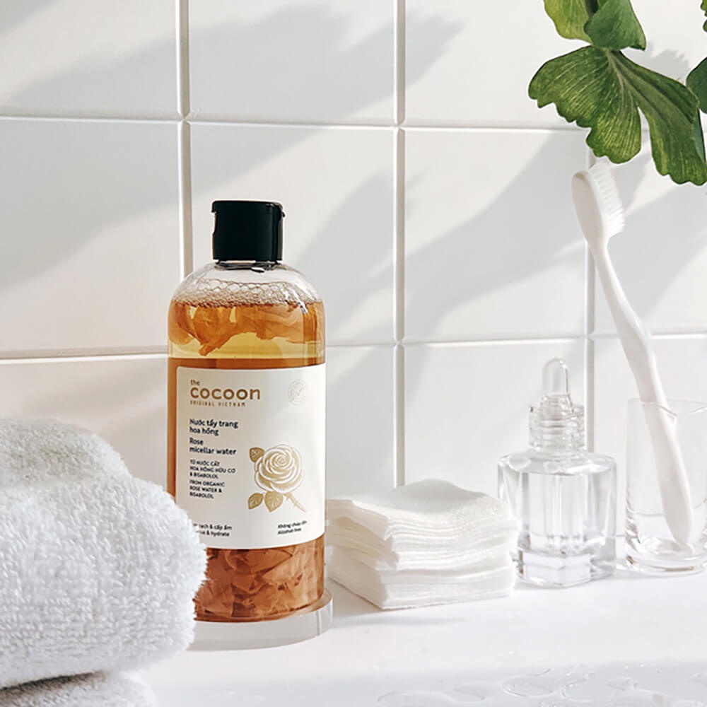 Nước tẩy trang bí đao Cocoon  - Nước tẩy trang hoa hồng Cocoon 140ml - 500ml