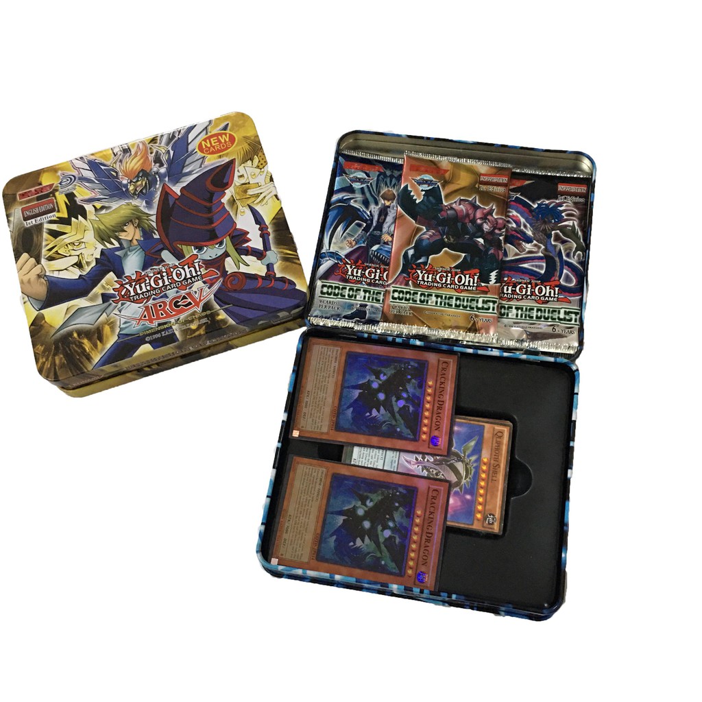 Bộ Thẻ Bài Yugioh 69-70 Thẻ Hộp Sắt Trading Card Game Thẻ Tiếng Anh Cao Cấp