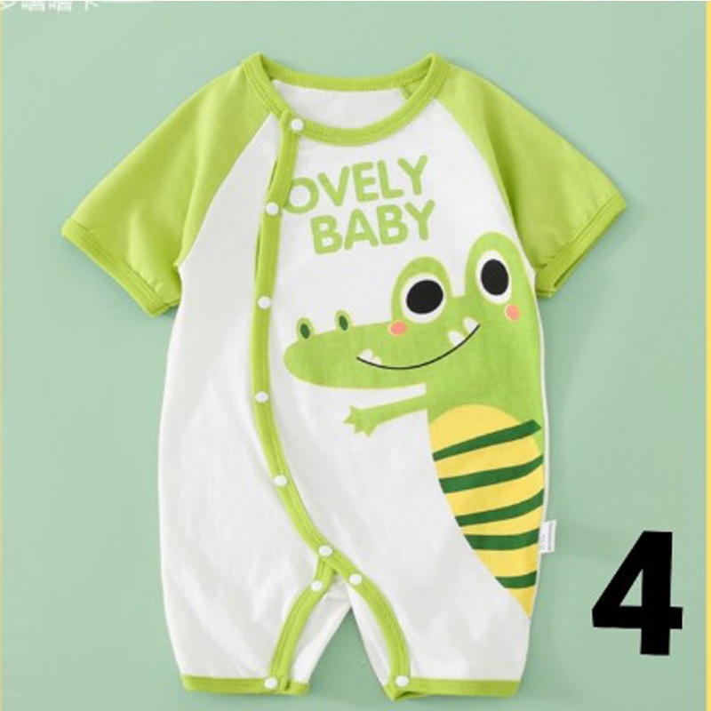 Bodysuit cho bé trai bé gái sơ sinh, mẫu body đùi mùa hè vải 100% cotton mềm mịn kiểu dáng dễ thương size 3-12kg _ BD23