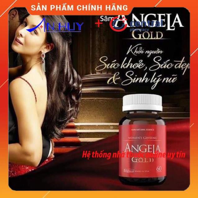 Sâm Angela Gold bổ sung nội tiết tố cải thiện sức khỏe sắc đẹp, Women's Ginseng Angela Gold BN033 CENTRAL PHARMACY