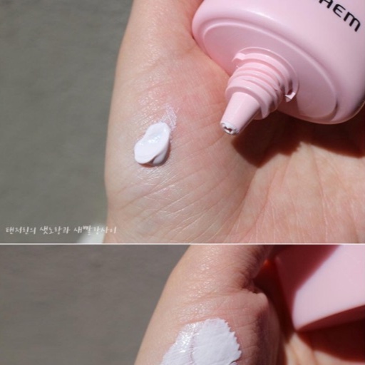 Kem chống nắng The Saem Eco Earth Powder Pink Suncream CHERRY