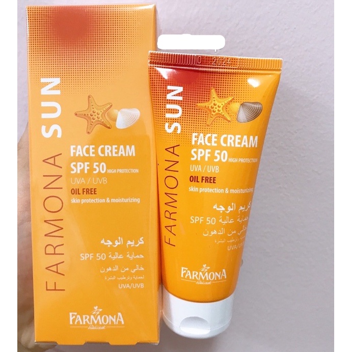 [Hàng trả order, không có dư] Kem chống nắng Farmona Sun Face Cream Oil Free SPF50