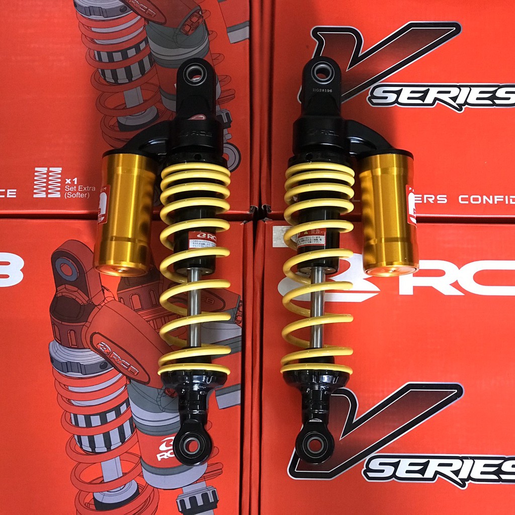 Cặp giảm sóc, phuộc RCB bình dầu MB2 Series 335mm cho các dòng xe Honda