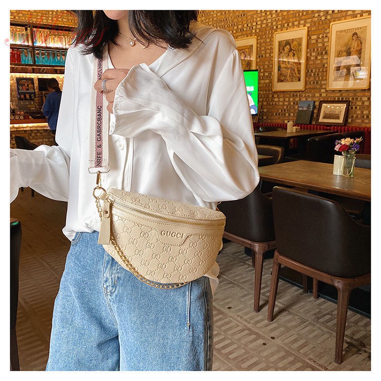 【MAS】New Fashion Ladies Chain Chest bag Popular Shoulder Bag Classic Retro Sling bag korea GD