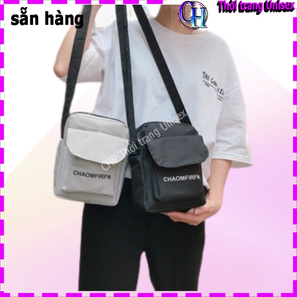 Túi đeo chéo CHAOM chất vải bố cao cấp giá rẽ nam nữ thời trang