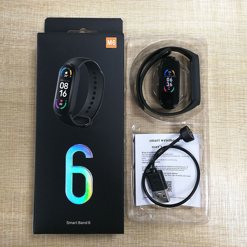 Đồng hồ thông minh thể thao M6, đo nhịp tim, quãng đường tập luyện, đo calo #M6