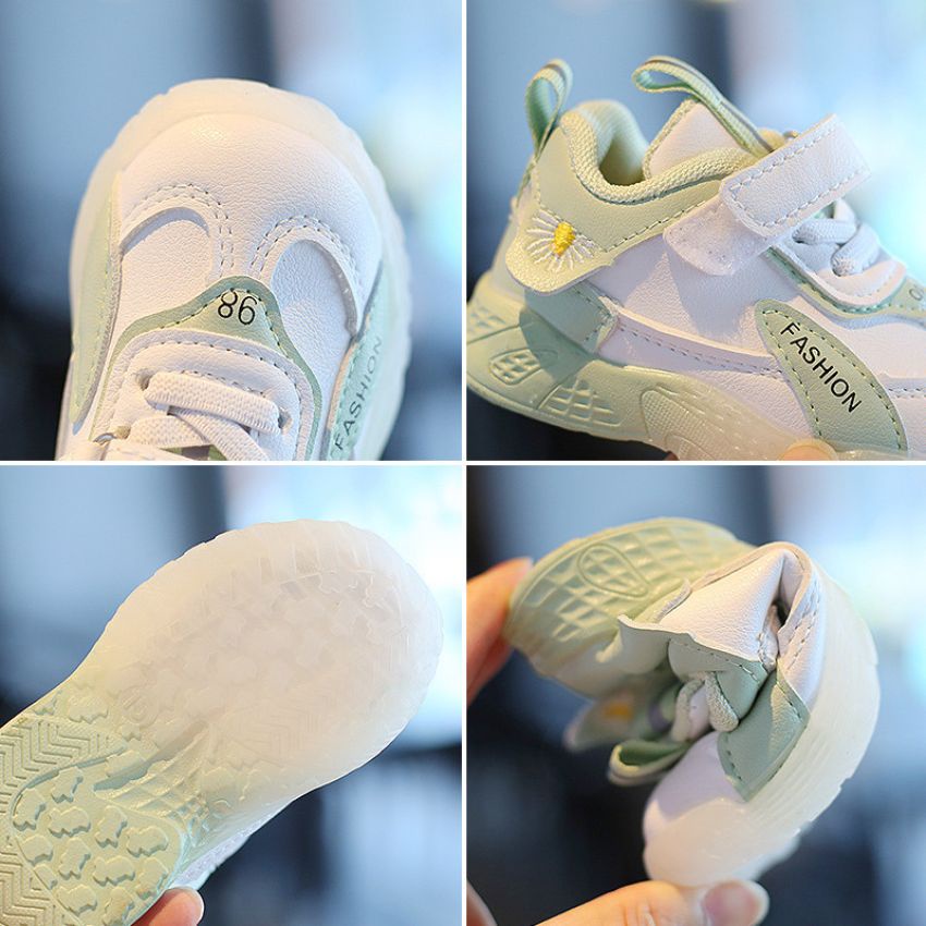 Giày Thể Thao Bé Trai Bé Gái Cao Cấp 1 Đến 5 Tuổi Đế Mềm Kiểu Dáng Dễ Thương,Giày Trẻ Em Mẫu Mới Nhất 2022 GE06
