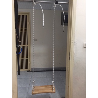 Xích đu cho bé tải trọng 150KG, Xích Đu Dây Thừng Ghế ngồi xích đu bằng gỗ dây thừng chắc chắn