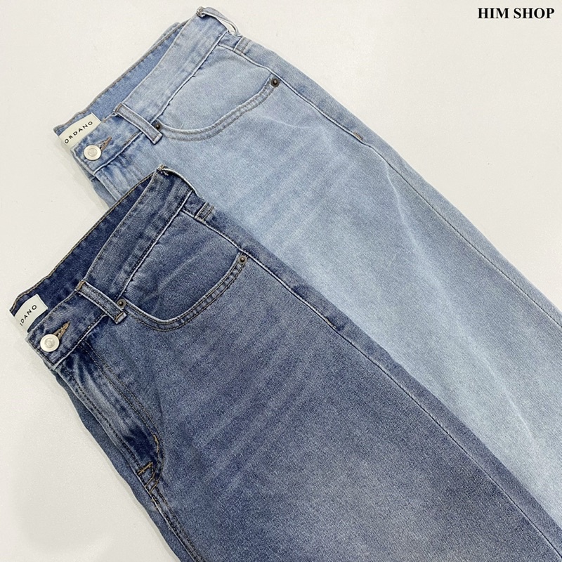 Quần jeans Gior dáng suông rộng Hàn Quốc chính hãng