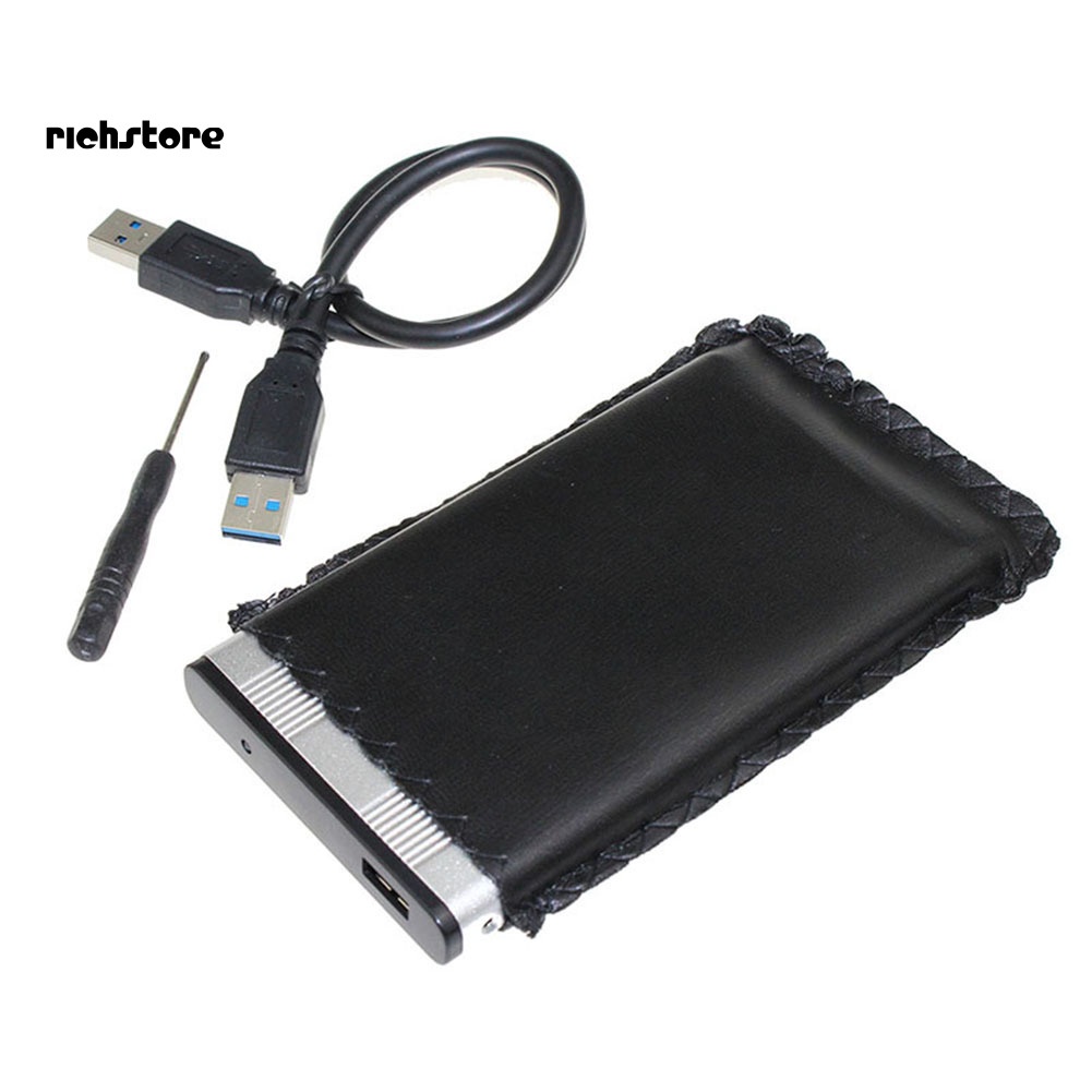 Hộp Đựng Ổ Cứng Ngoài USB 3.0 / 2.0 HDD SSD 2.5inch SATA Bằng Kim Loại | BigBuy360 - bigbuy360.vn