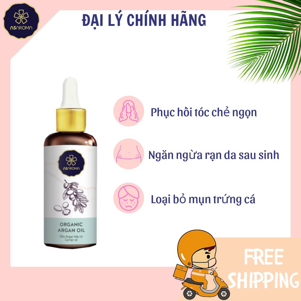 Dầu Dưỡng Tóc Asaroma Argan Hair Oil 30ml