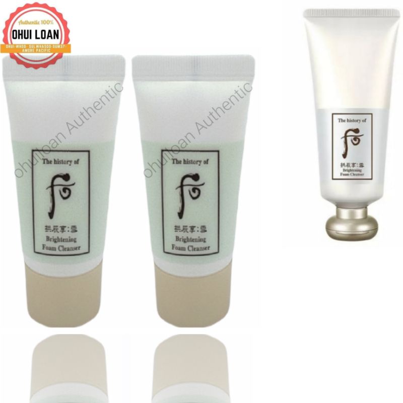 Sữa rửa mặt làm sáng da Brightening cleansing Foam 13ml